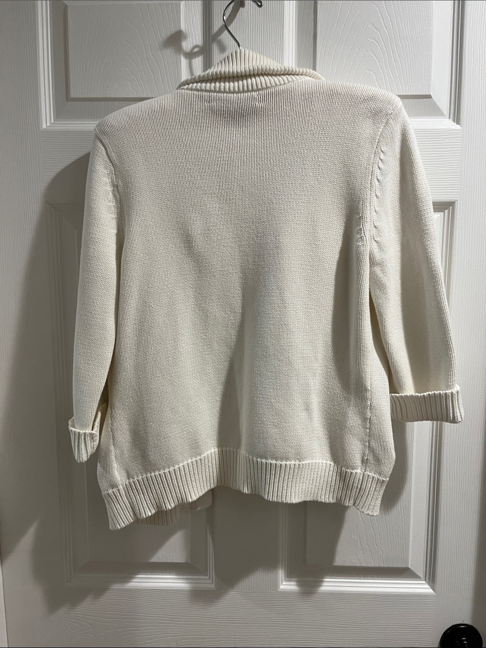 LAUREN RALPH LAUREN white cotton cardigan - Picture 2 of 9